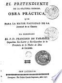 El Pretendiente de la oratoria sagrada