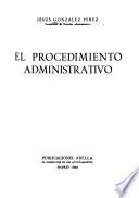 El procedimiento administrativo