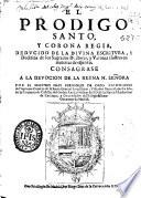 El prodigo santo y corona regia