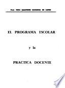 El programa escolar y la práctica docente