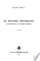El recurso jerárquico