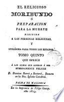 El religioso moribundo ó preparación para la muerte