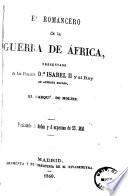 El romancero de la guerra de Africa