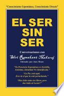 Libro El Ser Sin Ser