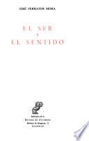El ser y el sentido