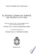 El sistema comercial español del Pacífico (1765-1820)
