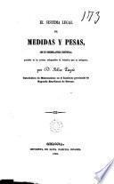 El sistema legal de medidas y pesas