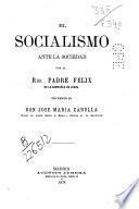 El socialismo ante la sociedad