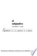 El subjuntivo