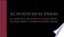 El sujeto en el exilio