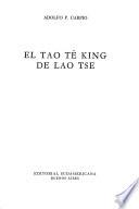 El tao tê king de Lao Tse