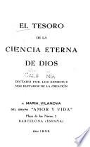 El tesoro de la ciencia eterna de Dios