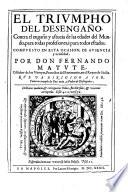 El Trivmpho Del Desengaño, Contra el engaño y astucia de la edades del Mundo, para todas professiones, i para todos estados
