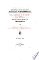 El último adiós de Rizal