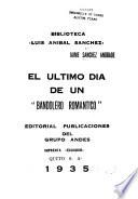 El último día de un bandolero romántico