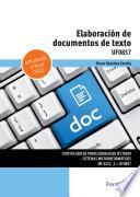 Elaboración de documentos de texto