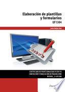 Elaboración de plantillas y formularios