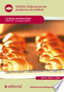 Elaboración de productos de bollería. INAF0108
