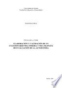 Elaboración y validación de un cuestionario multimedia y multilingüe de evaluación de la autoestima