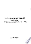 Elecciones generales, 2002-2007