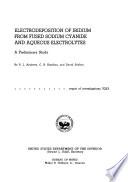 Electrodeposition of Iridium from Fused Sodium Cyanide and Aqueous Electrolytes