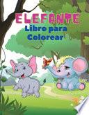 Elefante Libro para Colorear