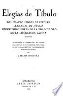 Elegías de Tíbulo