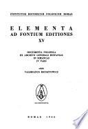 Elementa ad fontium editiones