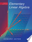 Elementary Linear Algebra