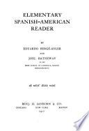 Elementary Spanish-American reader