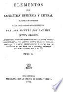 Elementos de aritmética numérica y literal al estilo de comercio para instruccion de la juventud