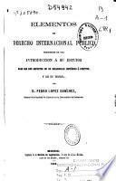 Elementos de derecho internacional público