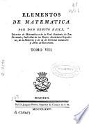 Elementos de matemáticas ...