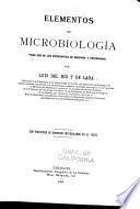 Elementos de microbiologia para uso de los estudiantes de medicina y veterinaria