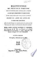 Elementos de práctica forense