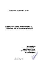 Elementos para interpretar el problema agrario nicaragüense