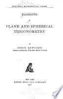 Elements of Plane and Spherical Trigonometry
