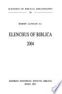 Elenchus of Biblica