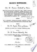 Elogio histórico del Dr. D. Francisco Carbonell y Bravo