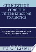 Emigration from the United Kingdom to America