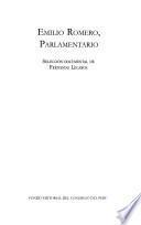 Emilio Romero, parlamentario