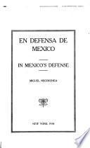 En defensa de Mexico