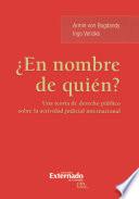 ¿En nombre de quién?