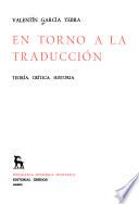 En torno a la traducción