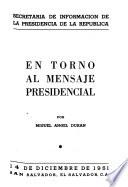 En torno al mensaje presidencial, 14 de diciembre de 1951