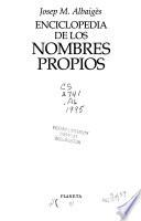 Enciclopedia de los nombres propios