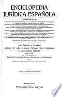 Enciclopedia juridica española ...