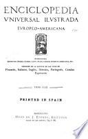 Enciclopedia universal ilustrada europeo-americana ...