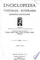 Enciclopedia vniversal ilvstrada evropeo-americana