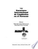 Encuentro Internacional de Lingüística en el Noroeste